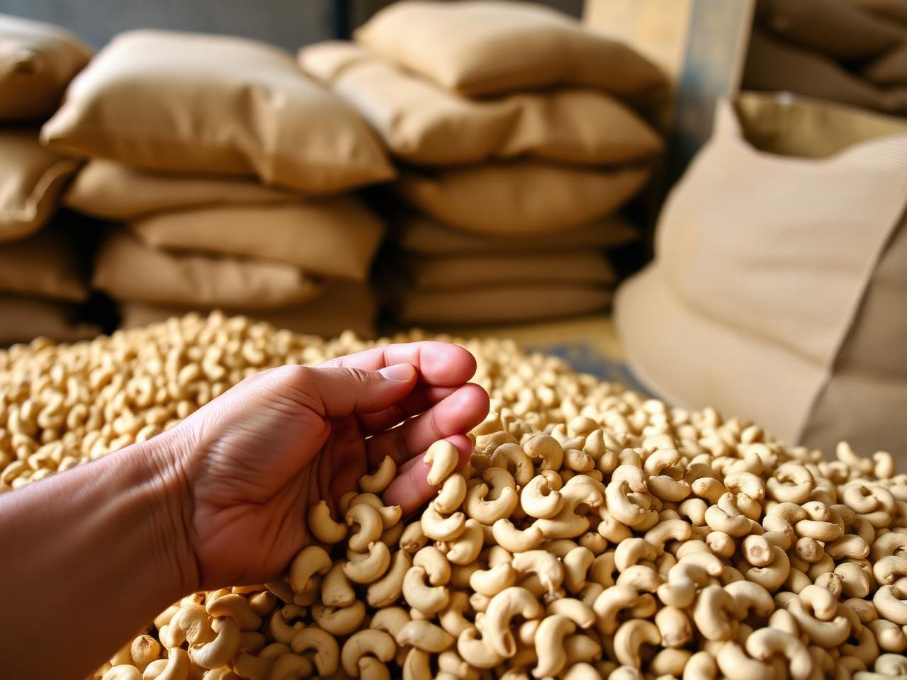 Raw cashew nuts & kernels